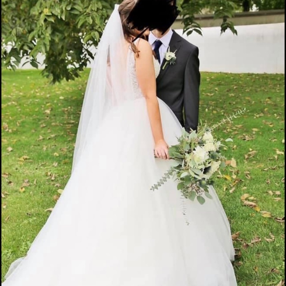 6ft Floor Length Soft Wedding Veil